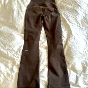 Alo Airbrush High Waist 7/8 Bootcut Espresso Flared Leggings XS